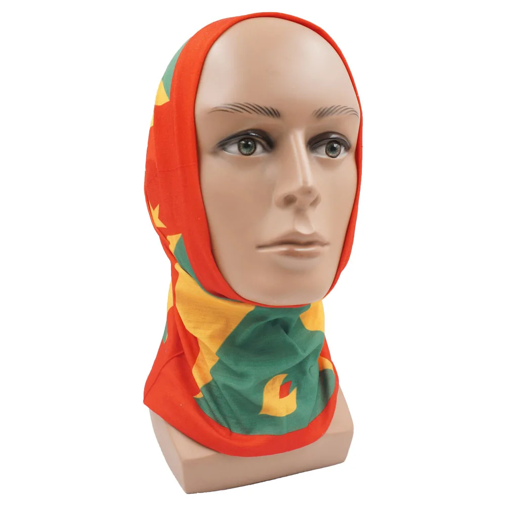 Grenada Flag Pattern Face Bandana Men Sport Neck Gaiter Seamless Multi-functional Tube Scarf for Women Dustproof Cycling Running