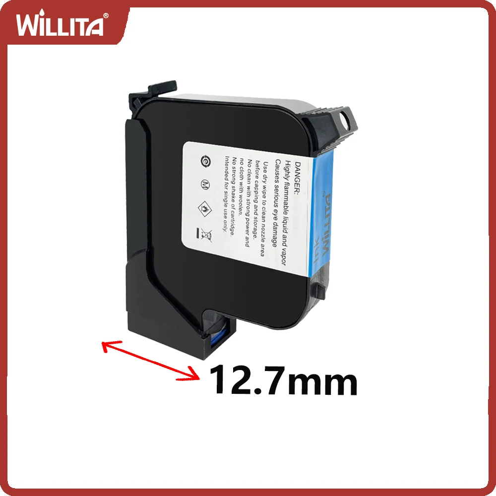 

12,7 мм Willita SP70 Ink Eco Solvent Ink Cartridge 2588/JS12 Быстросохнущий чернильный картридж для принтера TIJ и ручного струйного принтера