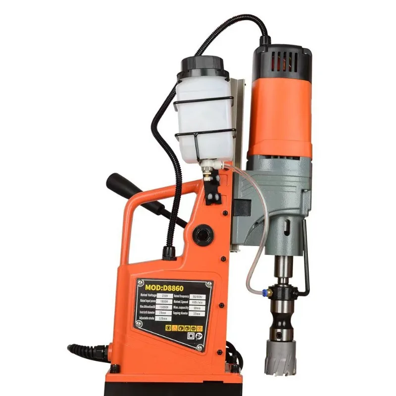 Magnetic seat drill positive and negative speed regulation 220V high power tapping core drilling magnetic drilling y