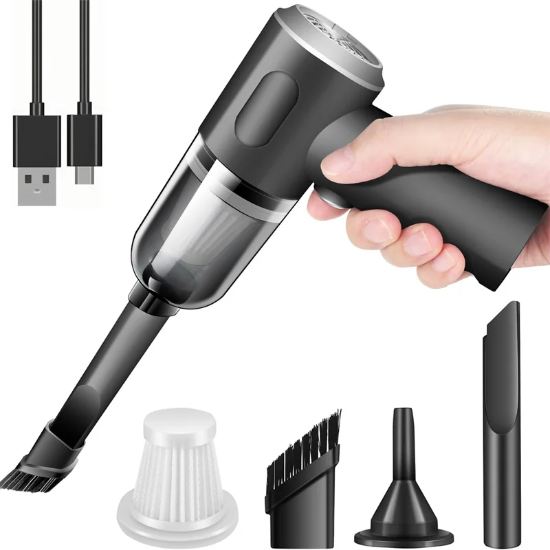1pcs Wireless Handheld Multi Functional Household Use Car Vacuum Cleaner High Power Rechargeable Household Mini Vacuum Cleaner