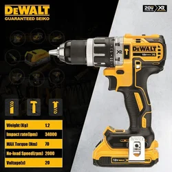 Dewalt Lightly Duty DCD796 Cordless Impact Drill Brushless 20v 70Nm 2000rpm 34000bpm Dual 2 Speed LED Universal 18v Battery