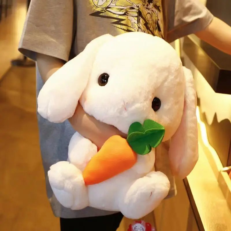 Soft Plush Lop Eared Bunny Large Stuffed Rabbit Toy Cute Star Hugged Sleeping Pillow For Home Decor Birthday Gift For Women