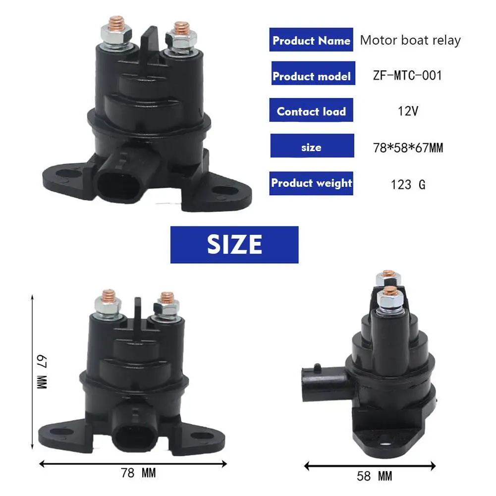 Starter Solenoid Relay For Sea-Doo 3D GSX GTX RXP RXT SUV Jet-Ski 278002347 Direct Replacement Starter Relay Solenoid