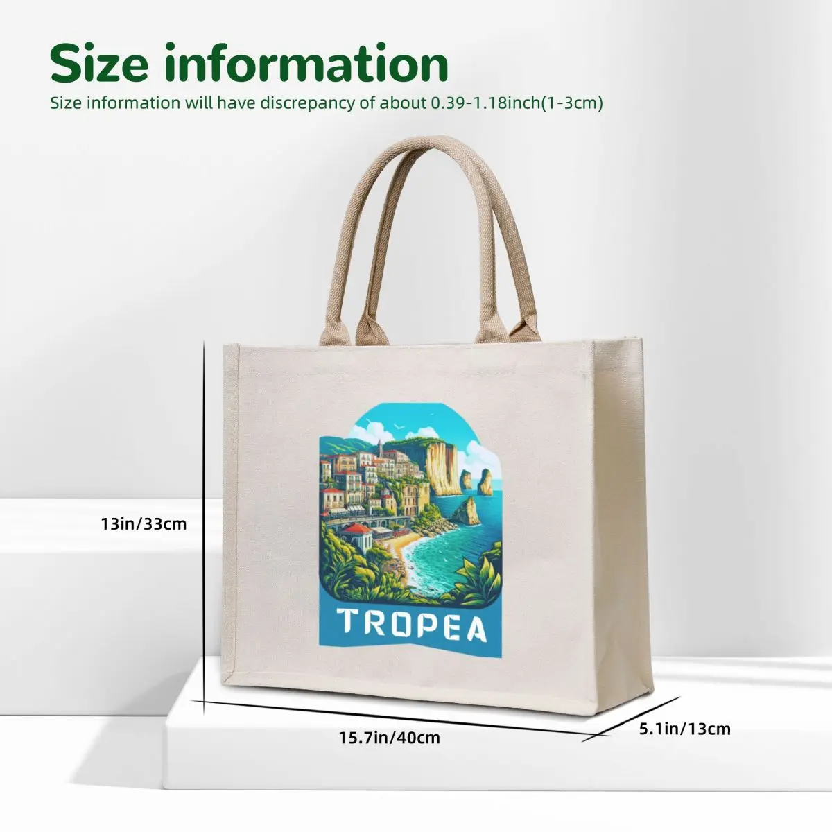 Tropea Tote Bag المتسوق حقائب نسائية حقيبة يد للمتسوقين حقائب نسائية 2025