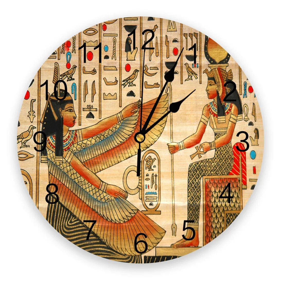 Egypt Character Desert Wall Retro Wall Clock Modern Bedroom Art Clocks Personality Living Room Fashion Wall Watch