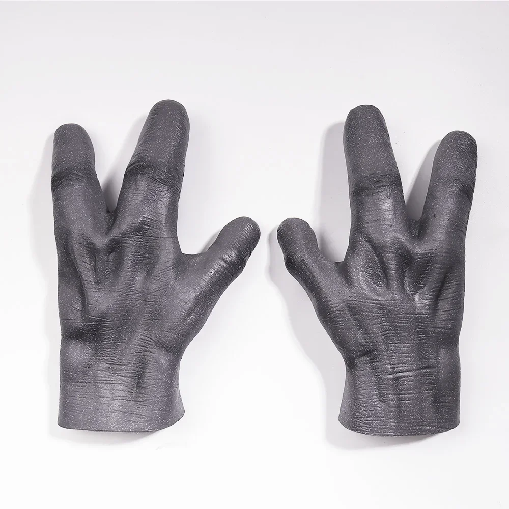 51 منطقة الغريبة قناع قفازات تأثيري UFO الوحش الجمجمة اللاتكس خوذة الأيدي فستان الهالوين حتى زي الحفلات الدعائم