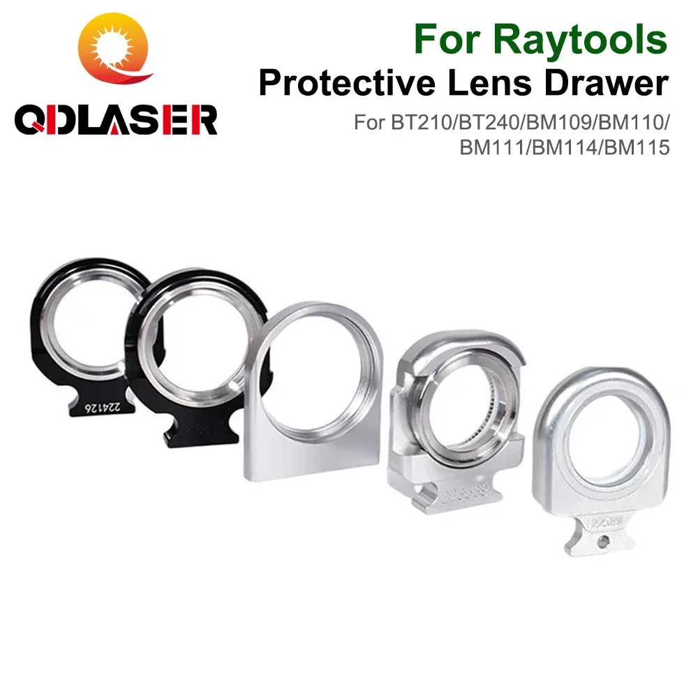 Lensa pelindung laci untuk Raytools Fiber Laser BT210/240S BM110/111/114/115 37x7 27.9x4.1mm cincin segel penutup lensa kursi