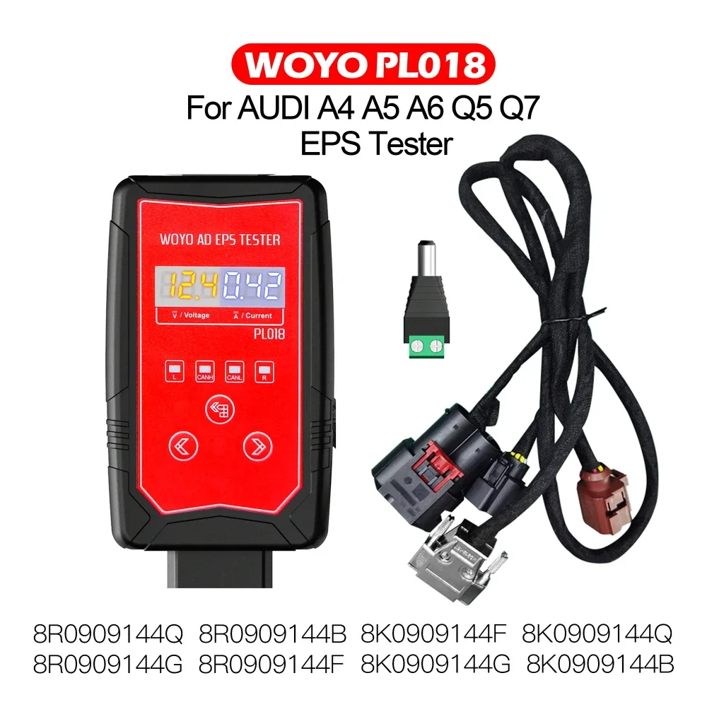 Plataforma de Teste de Direção Elétrica EPS, WOYO PL018, para Audi PL008 para BMW, Volante Tester Motor, Ferramenta de Diagnóstico Do Veículo