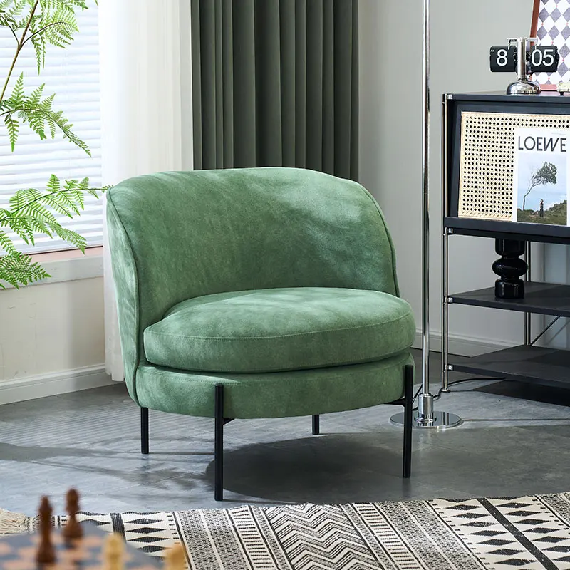 Canapés de Réception en Velours Incurvés de Style Européen, Mobilier Simple d'NikExistant par La Casa