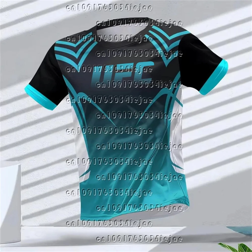 

Лето 2022, новинка, хит продаж, мужская UFC, бокс, боевые соревнования, повседневная дышащая модная быстросохнущая футболка с коротким рукавом