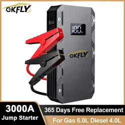 GKFLY Car Jump Starter 3000/5000/9000A 12V Starting Device Power Bank Car Battery Booster Charger For Petrol Diesel Car Starter