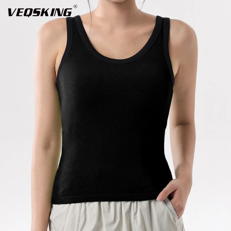 سترة لياقة بدنية نسائية متباينة الألوان بدون ظهر للتخسيس والتخسيس، كوب من قطعة واحدة ملولب، حمالة صدر رياضية للجري والبيلاتيس