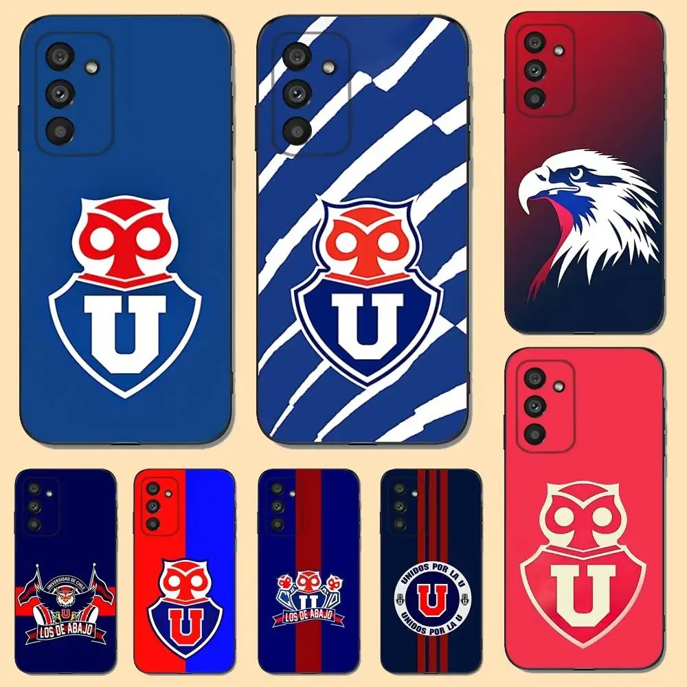 

Chile U-University Logo Phone Case For Samsung S 25,24,23,22,30,21,10,9,Ultra,Plus,Lite,FE,4,5 G Soft Black Case