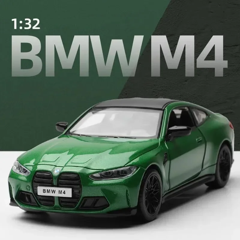 

1:32 BMW M4 X5 X7 I4 M50 Police Alloy Sports Car Model Diecasts & Toy Vehicles Metal Model Sound and Light Car Toys For Gifts