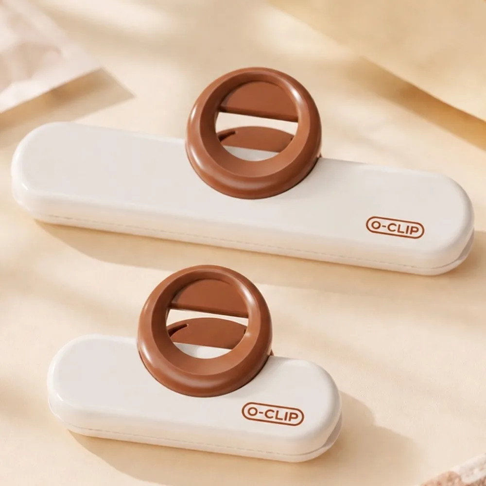 2PCS Cartoon Multi-functional Sealing Clip Plastic Strong Clamping Force Food Sealing Clip Moisture-Proof Sealer Clamp Home Use