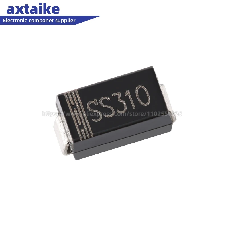 100PCS SS14 SS24 SS34 SS16 SS26 SS36 SS110 SS210 SS310 SS54 SS56 SS510 1A 40V SMA DO-214AC SMD Schottky Diodes