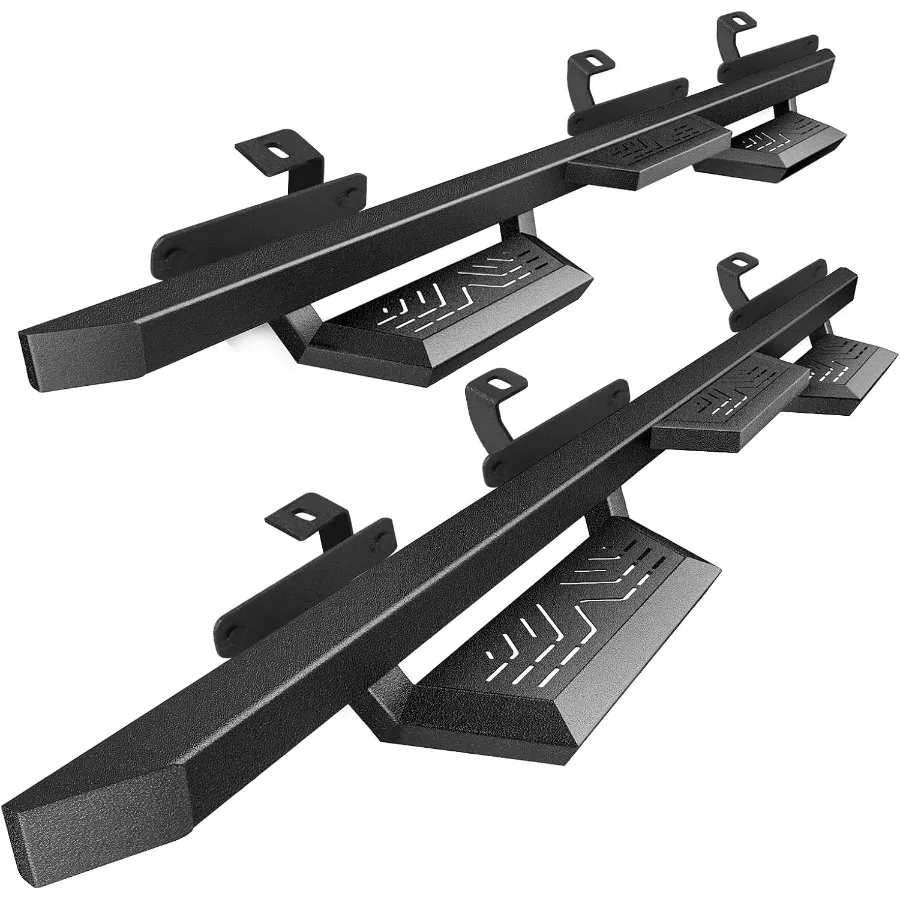 

Сверхмощные боковые подножки из углеродистой стали для Jeep Wrangler JK 20082018 гг., 4-дверные черные подножки с улучшенной тягой и D