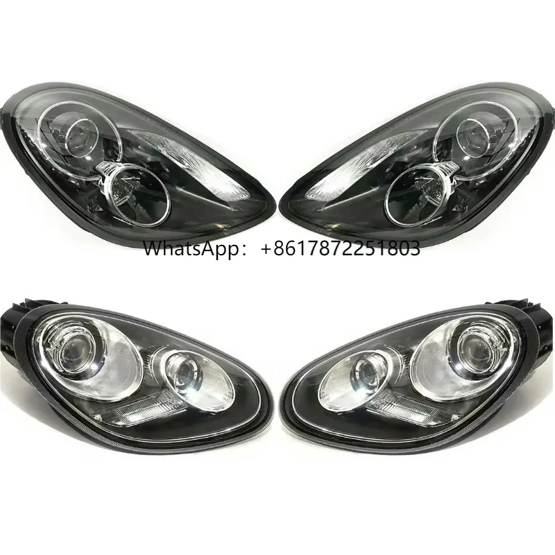 Boxster nascosto Faro per Porsche 981 Cayman GTS Auto Gruppo Luce Anteriore 2014 2015 2016 2017 2018 Anno Originale 987 Faro