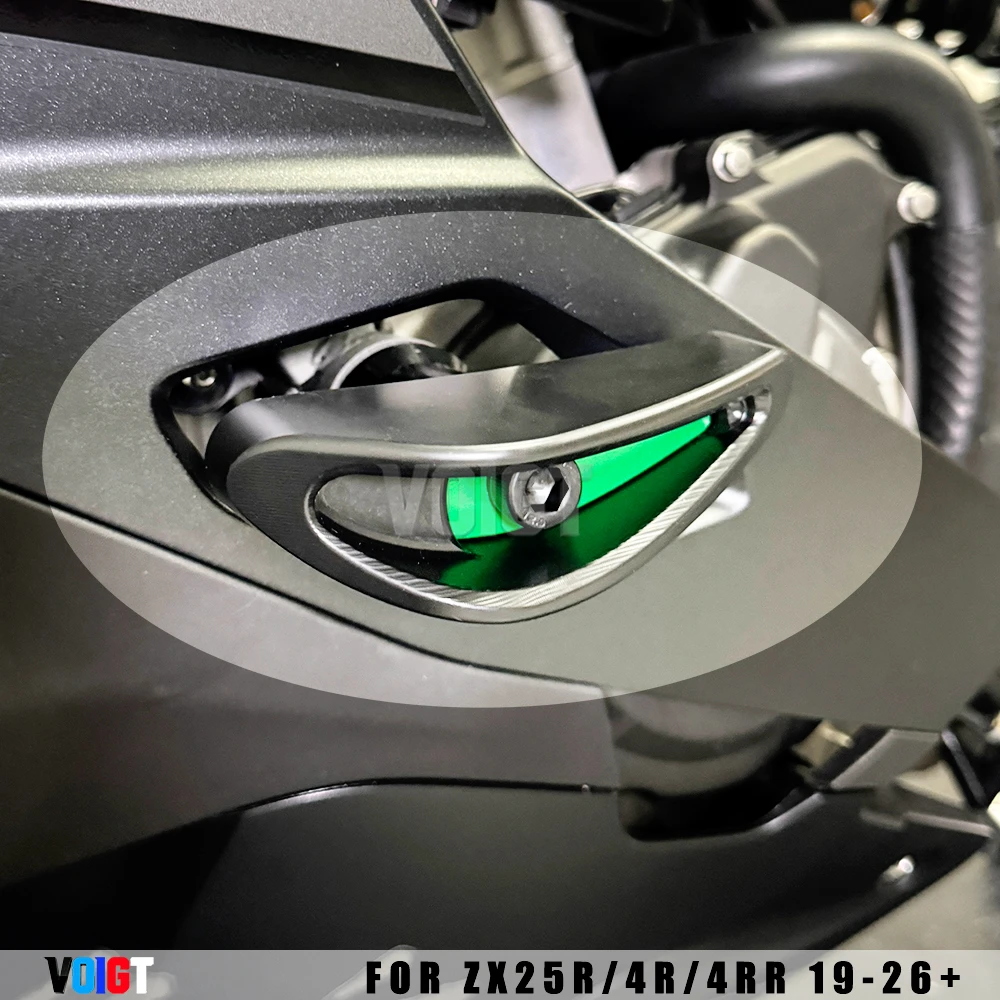 For KAWASAKI Ninja ZX4R SE ZX4RR ZX25R 2021-2026 2025 Frame Slider Kit Frame Sliders Pro Shield Crash Skid Pad Guard Protection