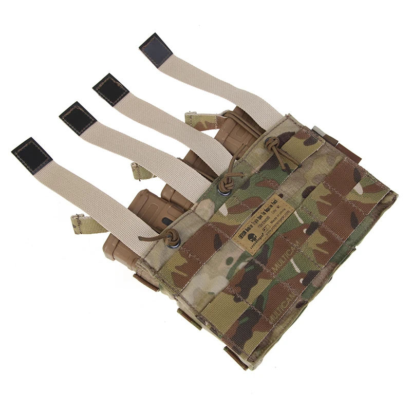 Emersongear Triple Open Top Mag Pouch Tactical Modular Magazine Molle Pouch For Hunting Wargame Training EM6355