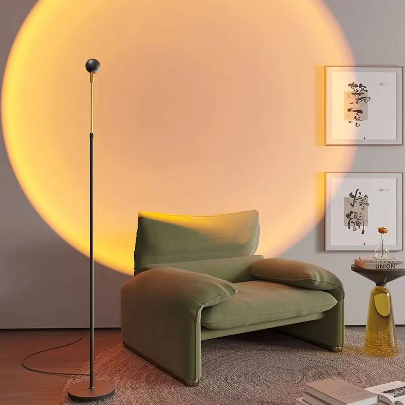 Nordic Modern Little Red Riding Hood Floor Lamp Front Sofa Floor Lamp Night Ambiance Lamp Living Room Bedroom Decorative Lights