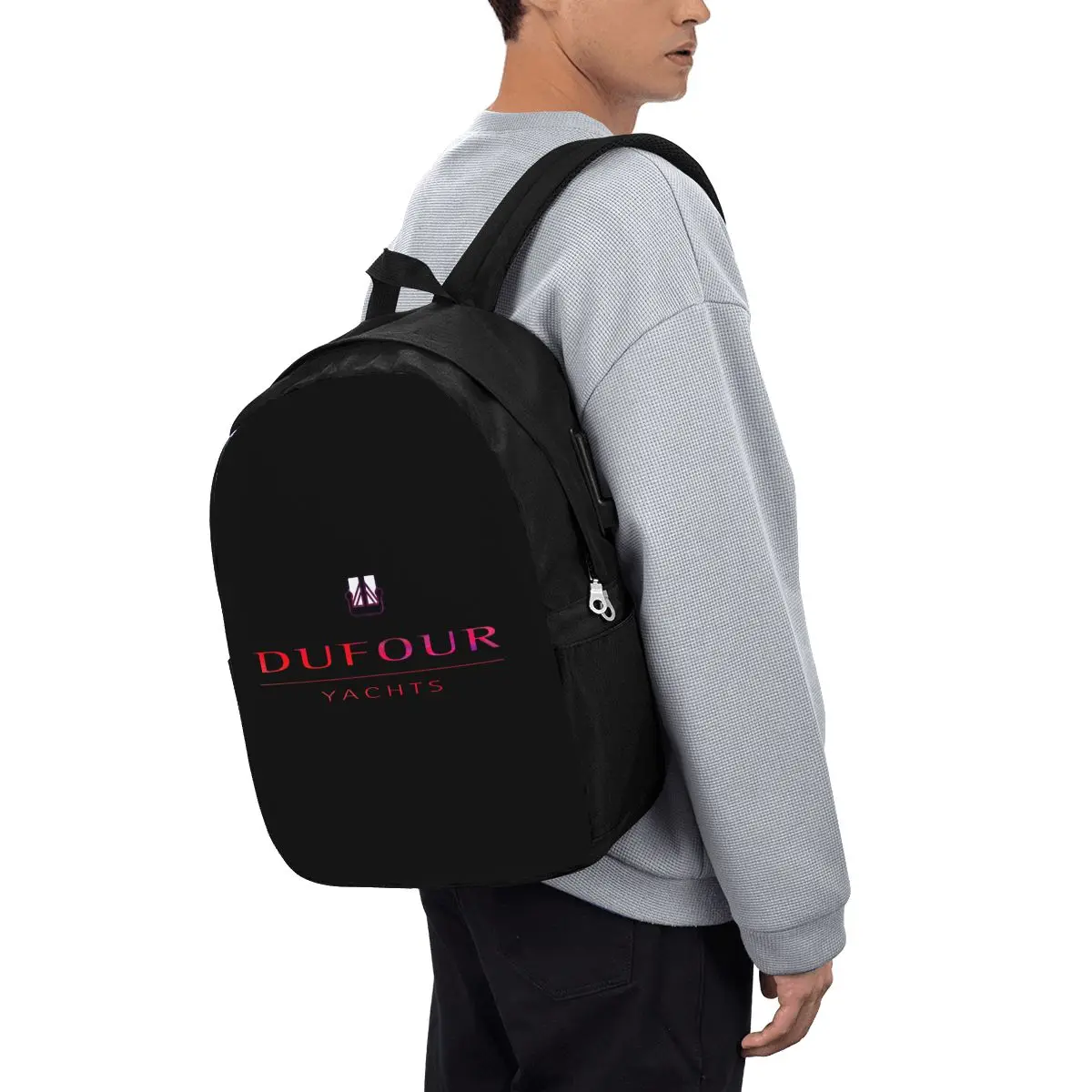 

Dufour Yacht Backpack Travel Notebook Bag Computer College Student School Bag Laptop Shoulder Bags for Men Women