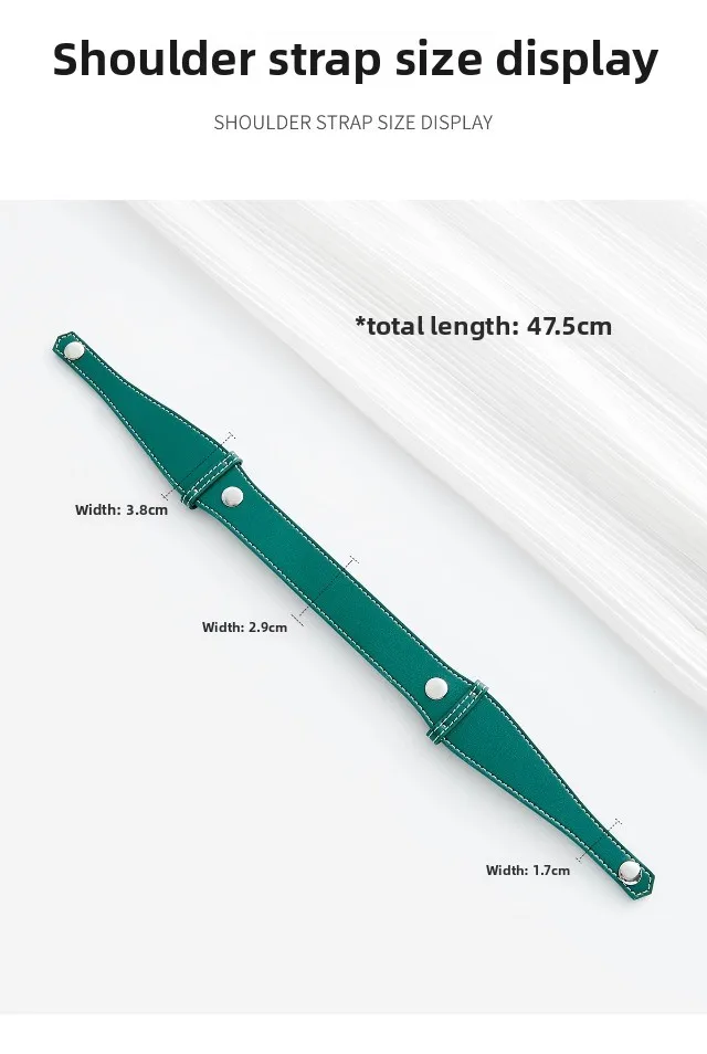 Bag Extended Shoulder Strap for Goyard Bowling 25 Toiletries Bag Handle Shoulder Replacement Strap Bag Modification Accessories