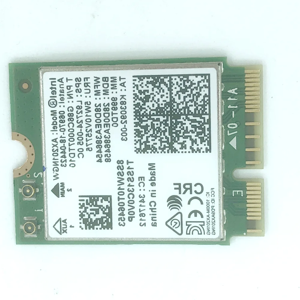 Imagem -03 - Original para Ax201ngw sem Fio Lan Adaptadores E14 E15 Gen2 20td 20te Bt5.0 2.4g5g Cnvi 802.1 Fru 5w10v25775 Novo