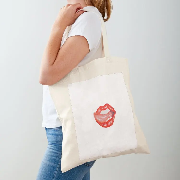 

Lips Tote Bag Women's shopping bag Handbags tote bag woman canvas tote