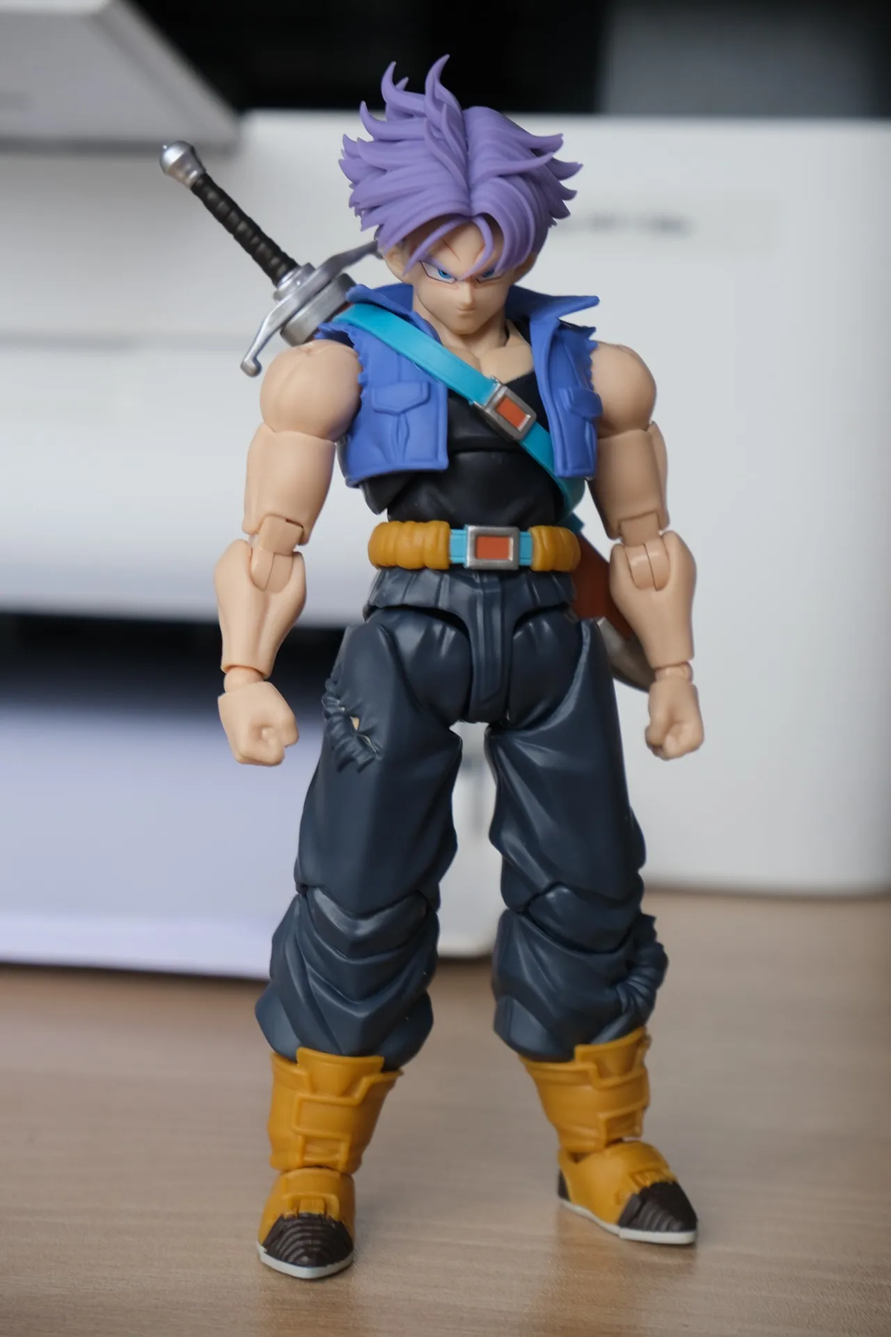 En Stock Shf Dragon Ball Z Futuretrunks 3,0 accesorios cabeza esculpida accesorios Anime colección figuras modelo Juguetes