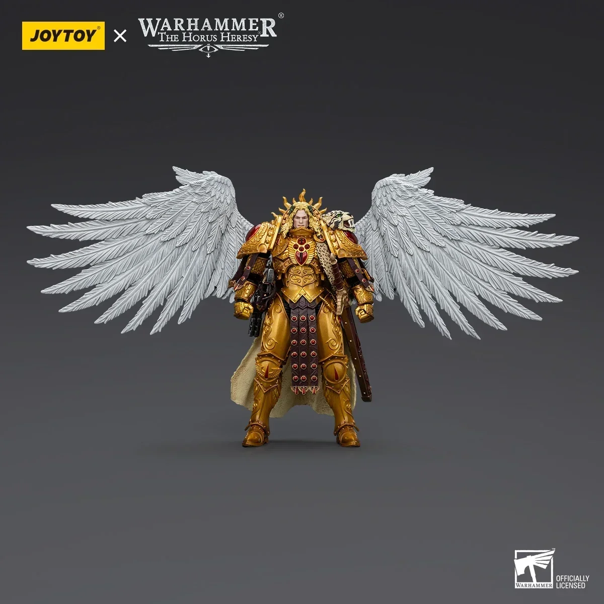 JOYTOY 1/18 Warhammer 40K The Horus Heresy Anime Action Figure Blood Angels Sanguinius Primarch of The IXth Legion Figurine Toy