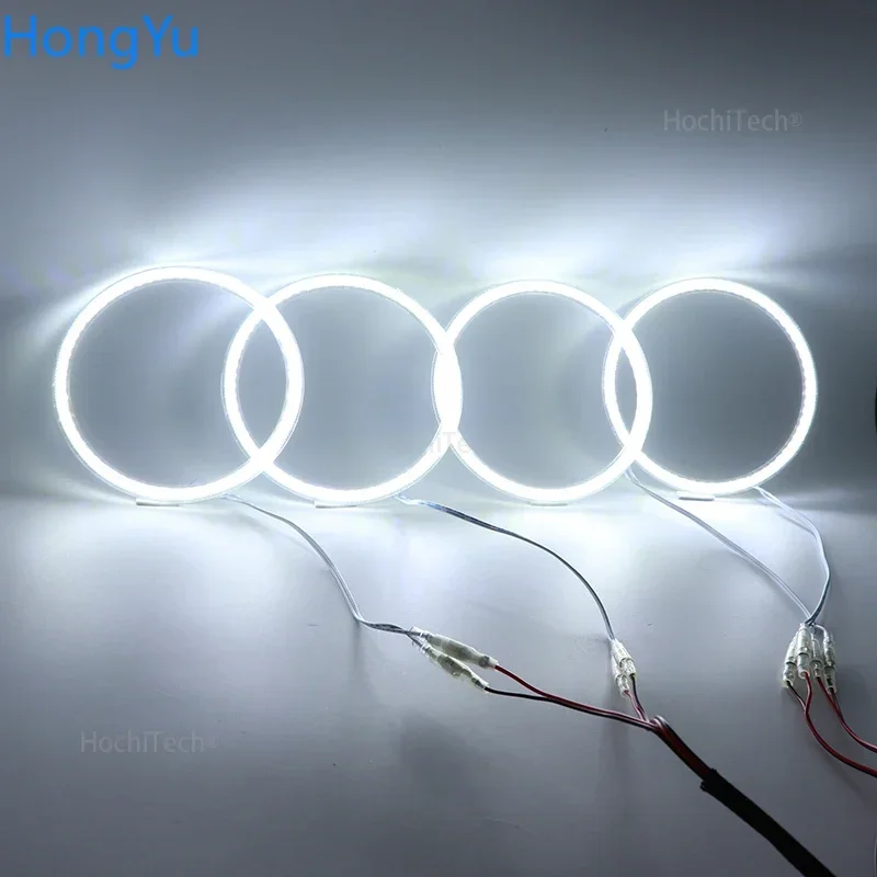 DRL Daytime Running Lights for BMW E30 E32 E34 Smd Led Angel Eyes Kit Excellent Ultra Bright Illumination - view 5