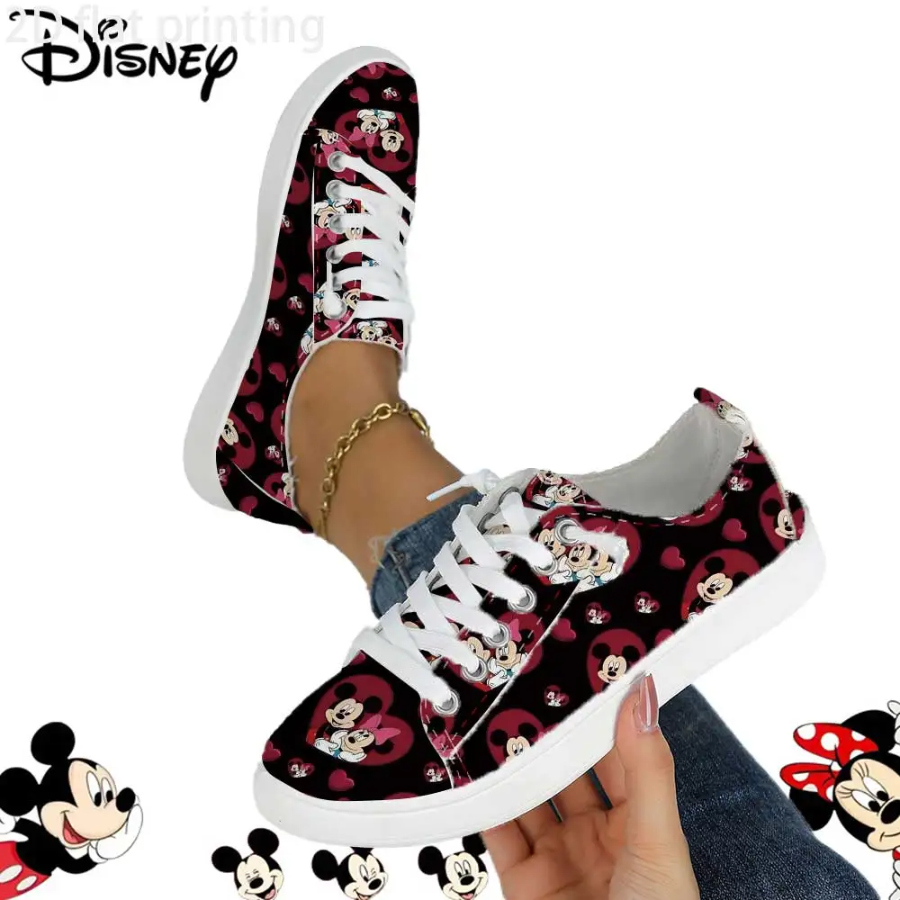 

Кроссовки Disney Mickey Minnie Love Heart – удобные прогулочные кроссовки с мягкой подошвой