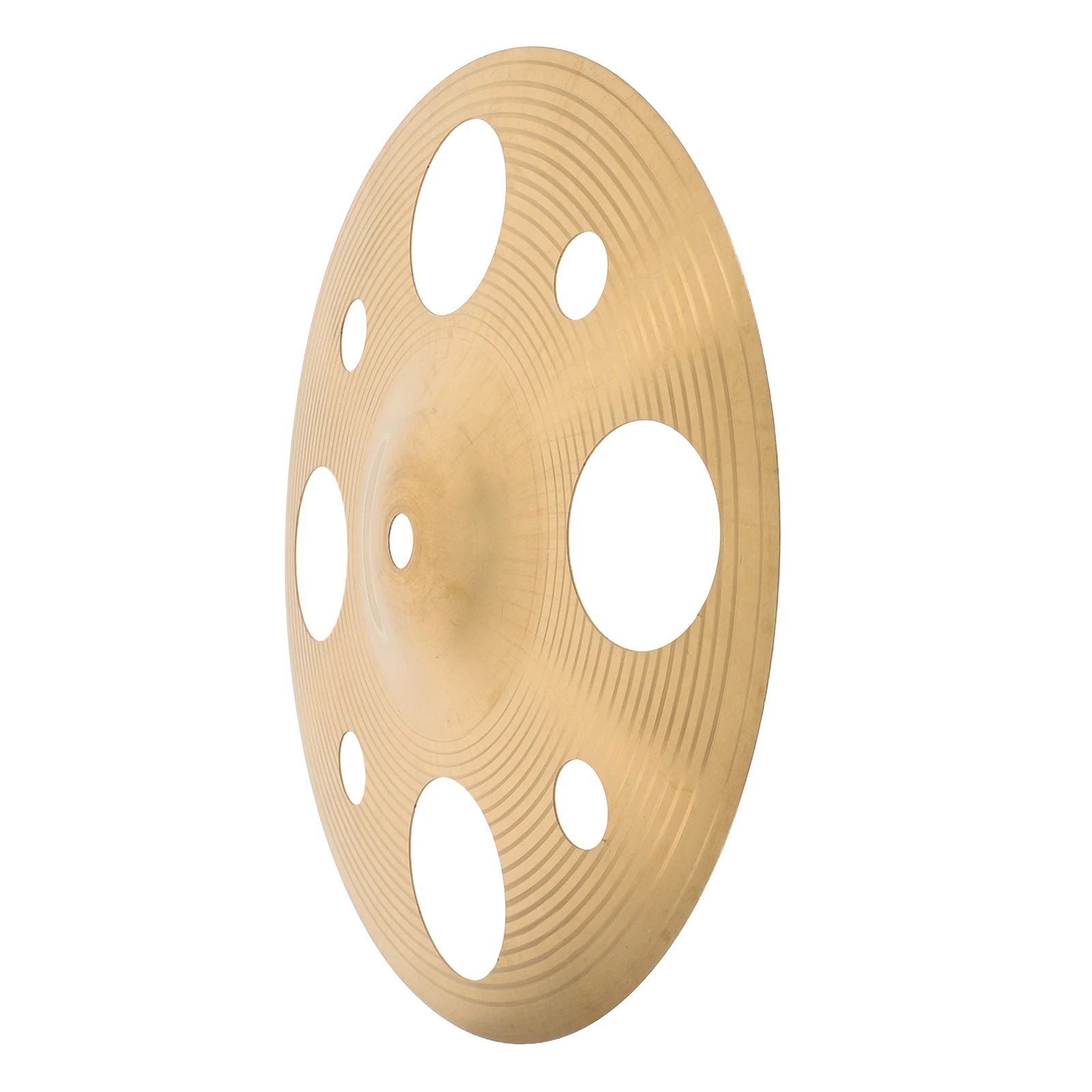 

10Inch Hand Cymbals Alloy Splash Cymbal Perforated Design For Enhanced Use Stack Cymbal Drum Set