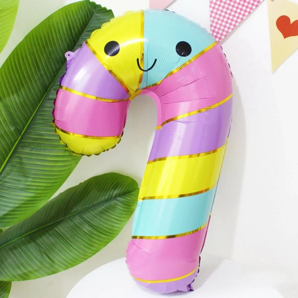 Bunte Sommer-Bonbon- und Eiscreme-Themenballons Rosa Geburtstags-Prinzessinnen-Schokoladen-Donut-Folienballons-Set – Detail 15