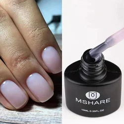 MSHARE Gel per unghie rosa lattiginoso UV LED vernis smalto semipermanente Soak Off indurito con lampada per unghie 10ml