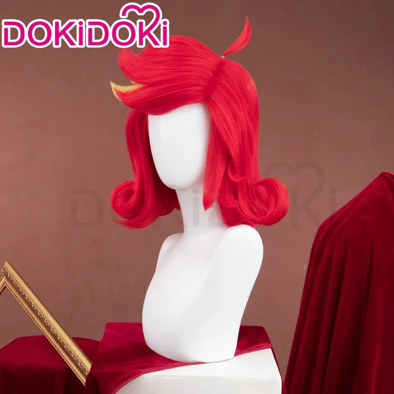 متوفر شعر مستعار Niffty أنيمي تأثيري DokiDoki النساء 35 سنتيمتر شعر أحمر أصفر Niff خادمة Niffty تأثيري تسليط الضوء على غطاء الشعر الصباغة