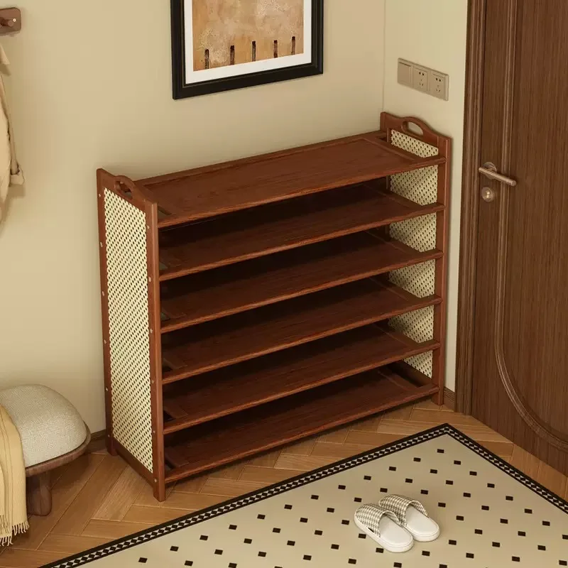 

New Entryway Indoor Shoe Rack Modern Design Multi-Tier Bamboo Eco-Friendly Durable Home Furniture for Doorways and Hallways