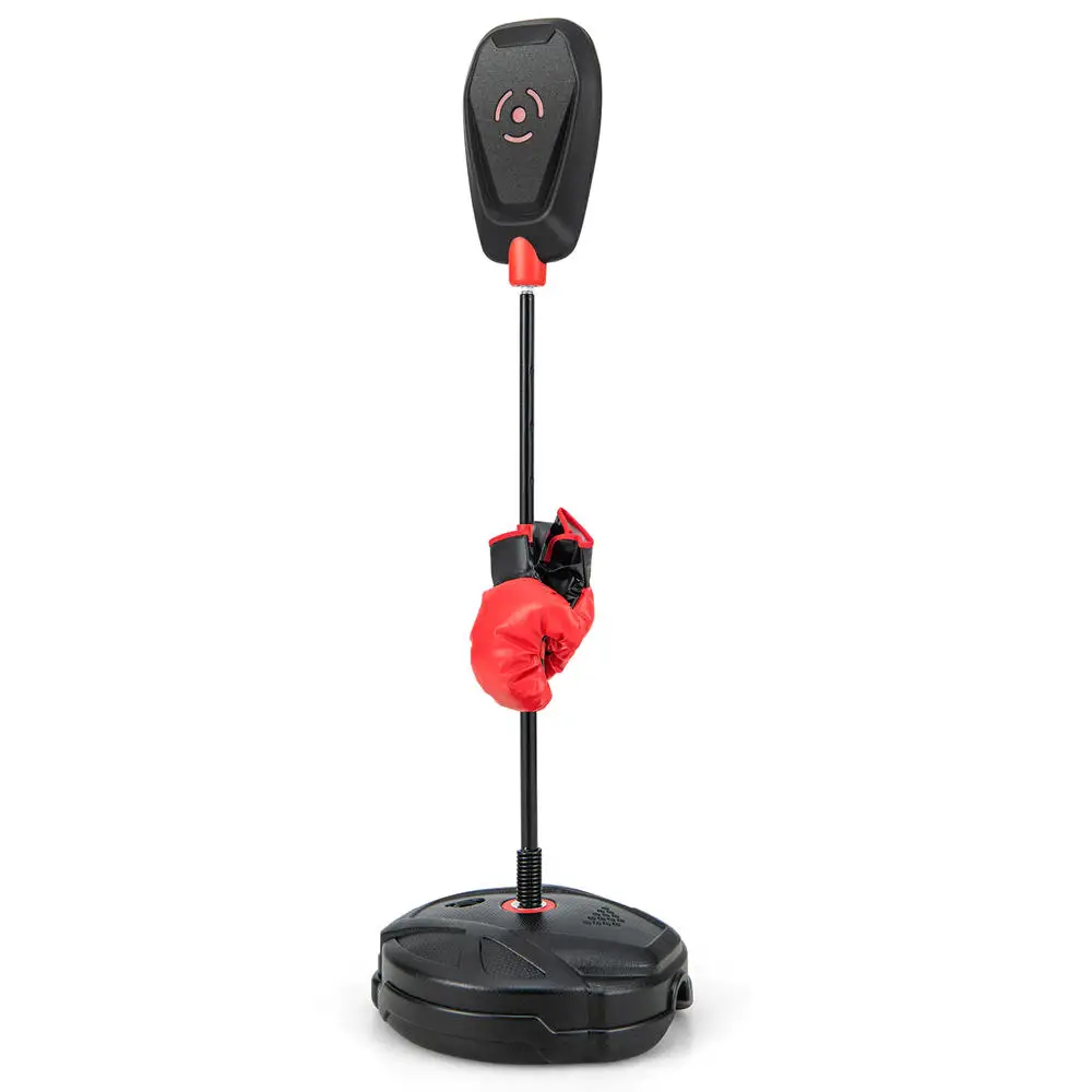 Freestanding Punching Bag Set With Adjustable Metal Stand, Includes Boxing Gloves, Heavy Duty Base For Water Or Sand, Home Gym Fitness Training Equipment For Strength And Cardio Workout