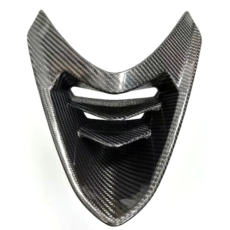 

For Kawasaki Ninja ZX-6R ZX6R 636 2024-2025 3K carbon fiber front fairing air intake stamping port shell cover shell guard