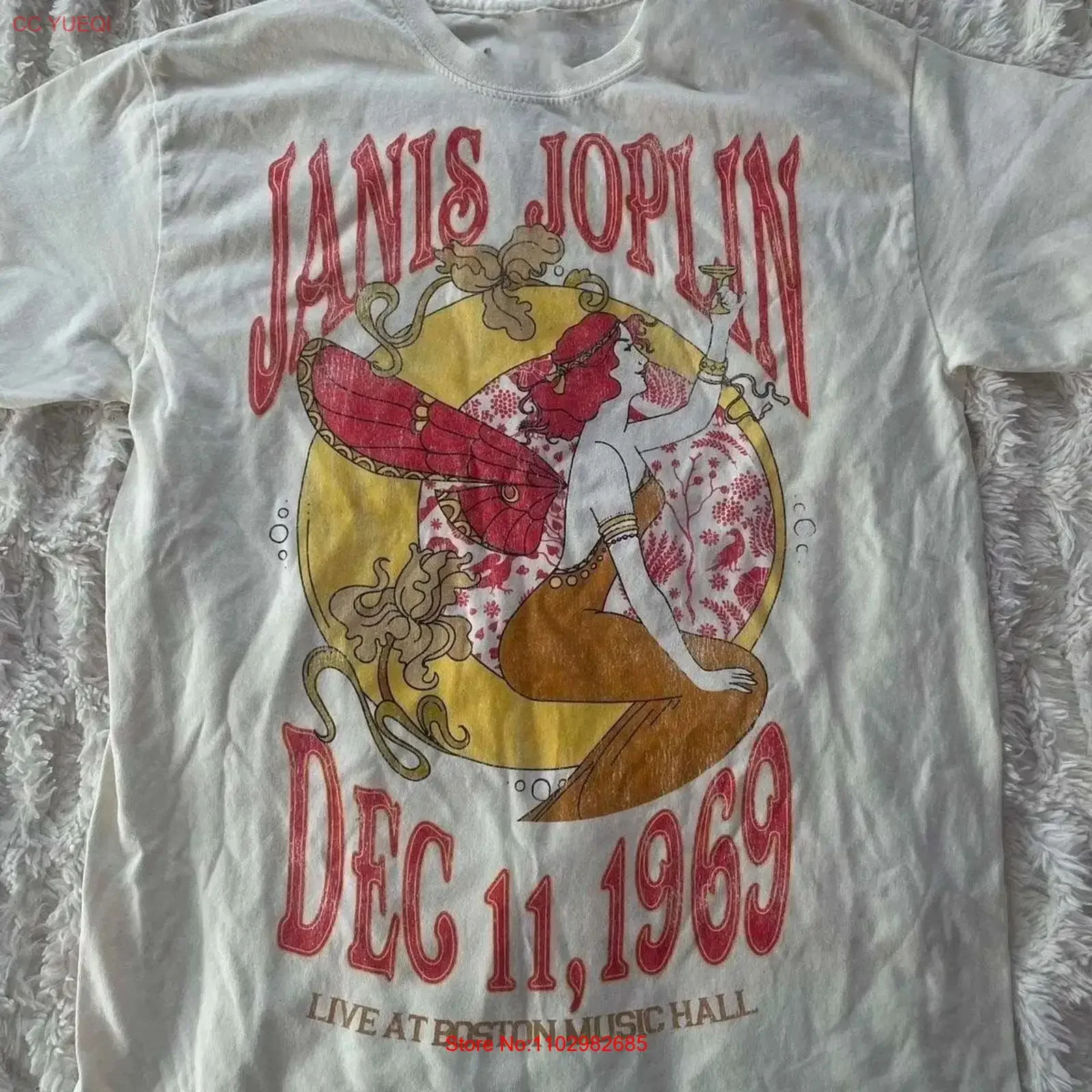 Горячая новинка: Редкая винтажная футболка Janis Joplin (альбомы), хлопок, белая, размеры S-5XL, классическая, с эффектом потертости, уличный стиль, повседневная, слегка эластичная, модель CL630