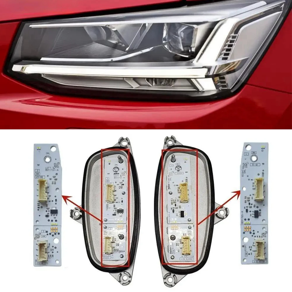 

Full LED Headlight Daytime Running Light Turn Signal LED Chips For 2018 Audi Q2 81A998473 81A998474 B011721-A LED Boards