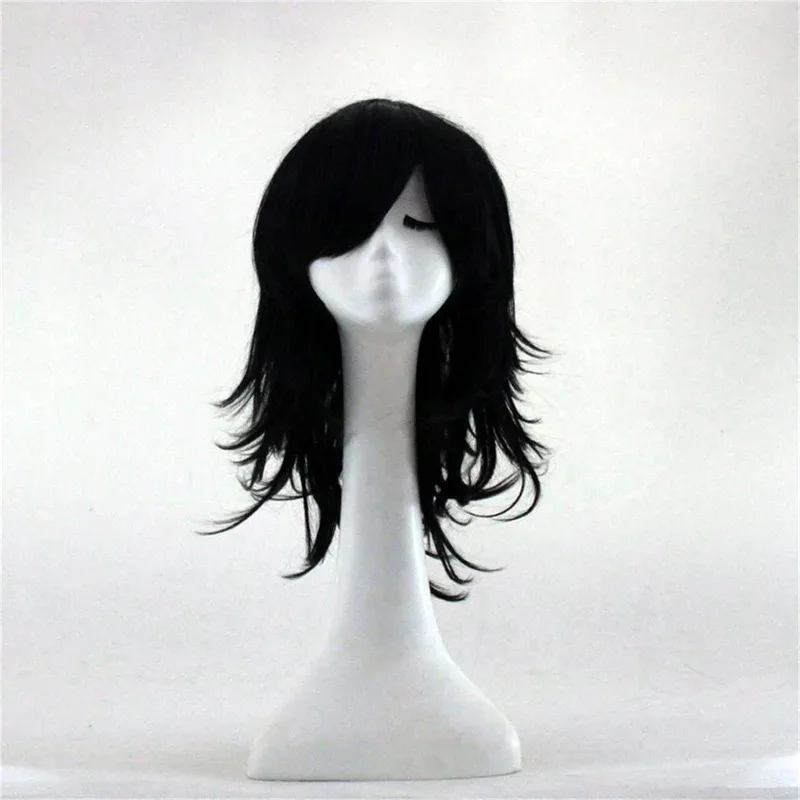 Аниме WataMote Kuroki Tomoko Косплей Парик Термостойкие волосы Ролевая игра Хэллоуин