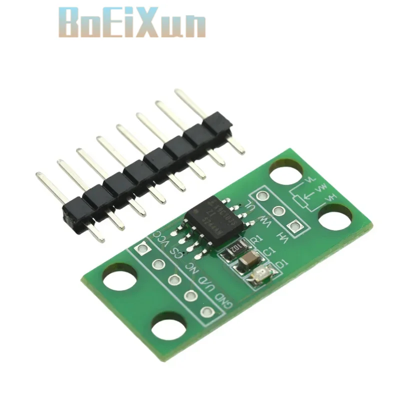 1-10pcs X9C503S 50kΩ X9C103S 10KΩ Digital Potentiometer Module  100-Tap Resolution Adjustable Resistor Board for Arduino 5V