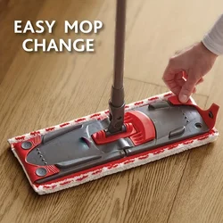 Microfiber Washable Mops Refills for Mop Head, Reusable Pads Replacement Head Compatible with, Adaptation Vileda UltraMax