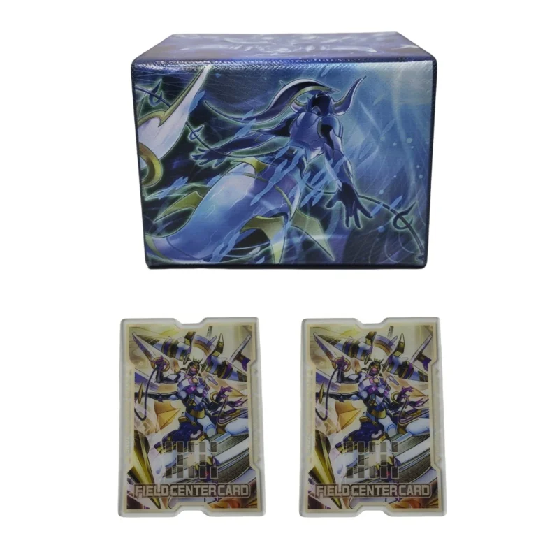 Коробка для карт Acg Yu Gi Oh Altergeist Secret Cure Аниме-игра Ocg Tcg Ptcg Коробка для хранения торговых карт Коробка для коллекции из искусственной кожи 100+
