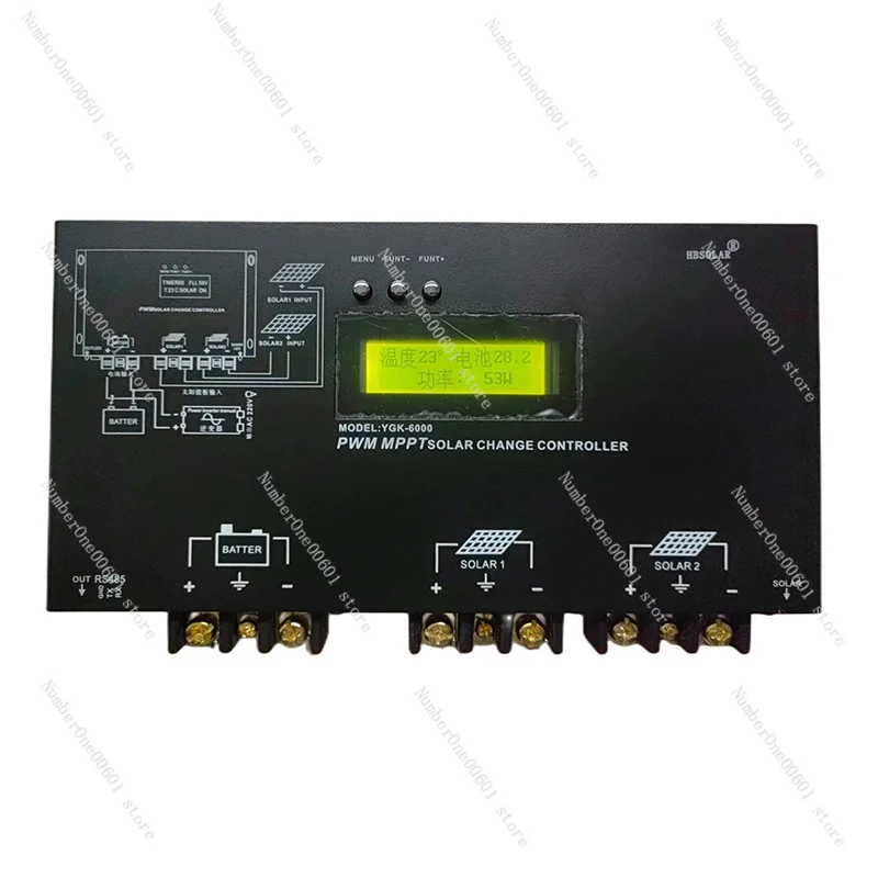 

Солнечный контроллер 12v24v36v48v60V96 Полностью автоматическая универсальная фотоэлектрическая панель высокой мощности 3500 Вт