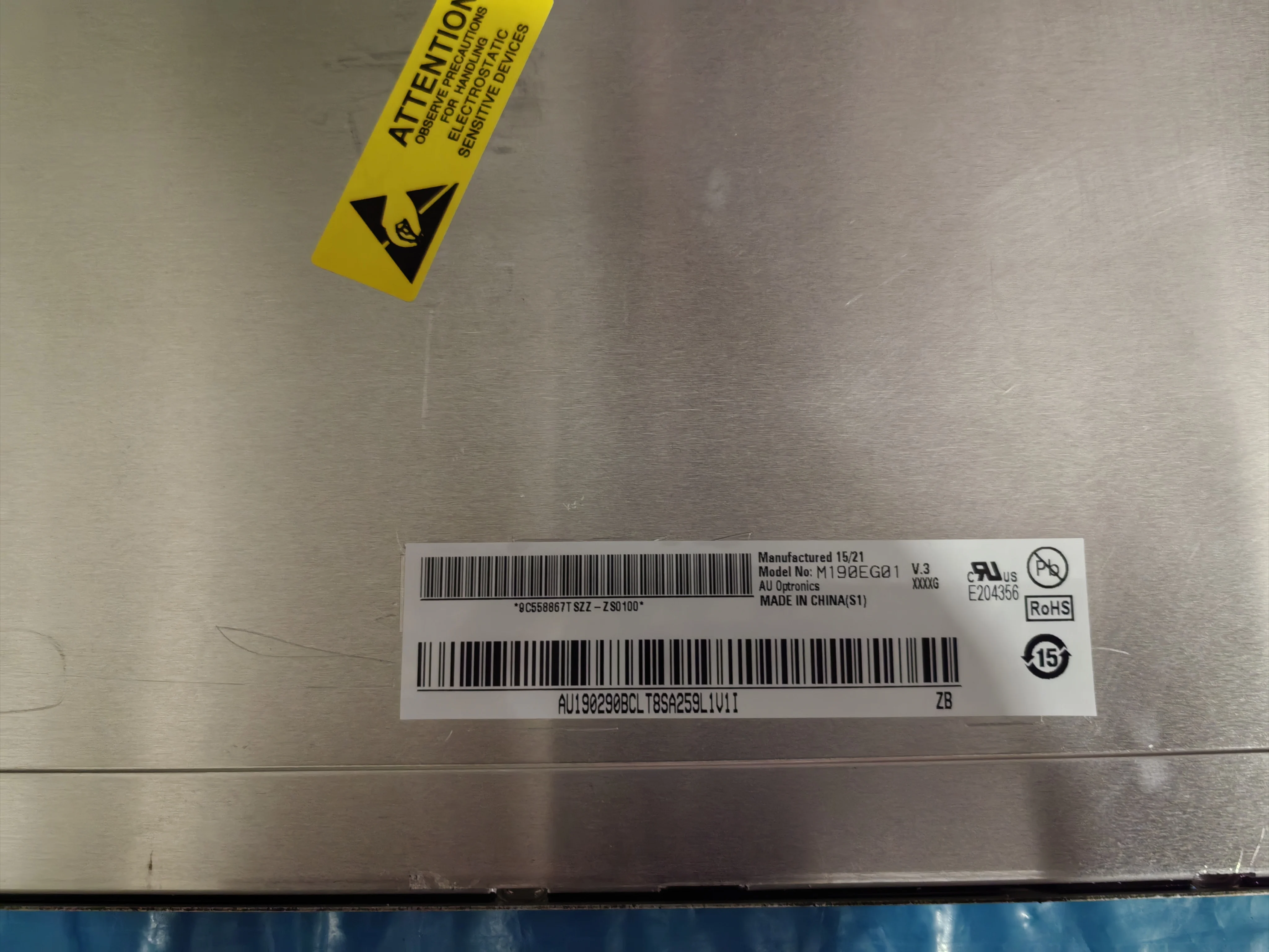 Original M190EG01 V3 19-inch LCD screen, tested and available from stock M190EG01 V0 M190EG01 V1 M190EG02 V4