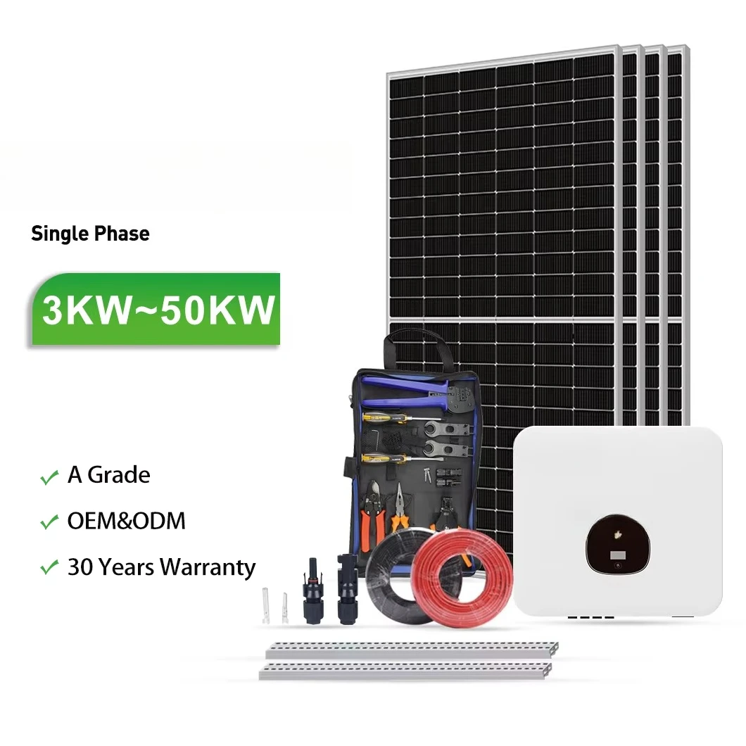 Sunrich Solar System 5KW 10KW 15KW 20KW On Grid Solar Power System Complete Kit Solar Energy System For Home