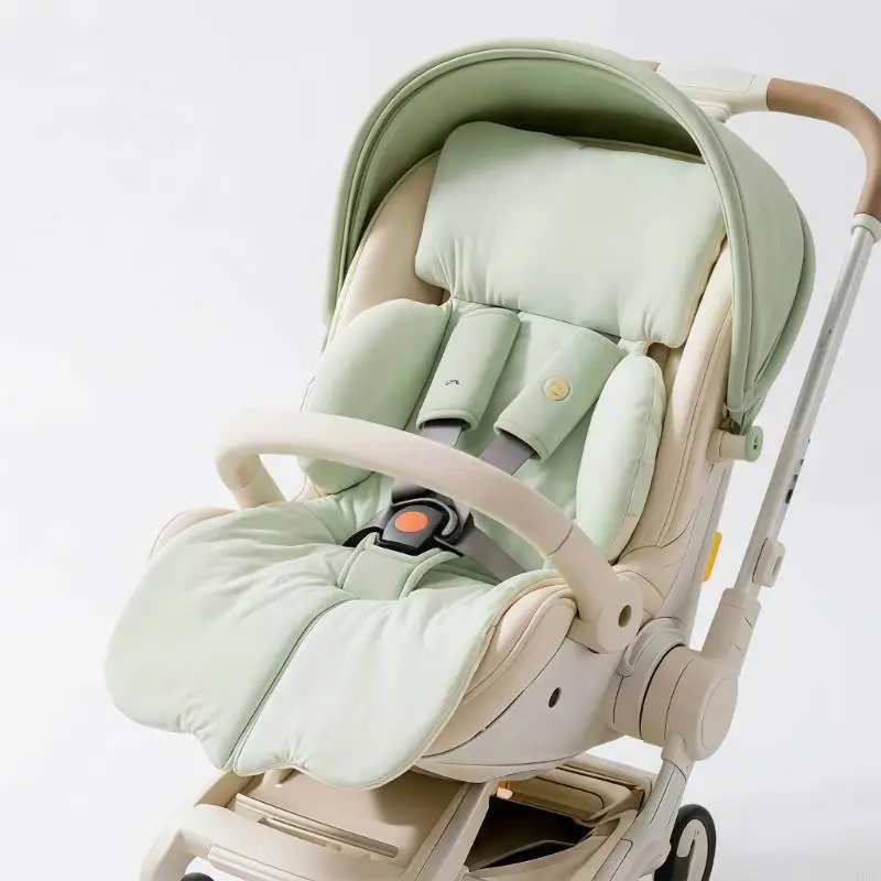 

Baby Car Insert with Thick Padding Fabric Pad for Newborn Head & Back Support In Pram Swing & Bouncer A2UB